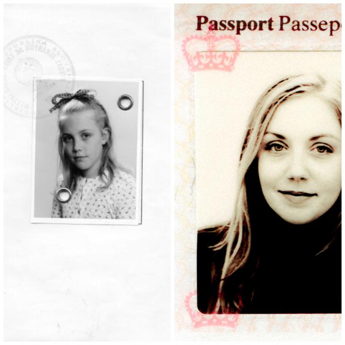 "Odšla kot Slovenka (Jugoslovanka), vrnila sem se kot Britanka," pravi Šakti ob fotografijah iz obeh potnih listov. | Foto: Osebni arhiv