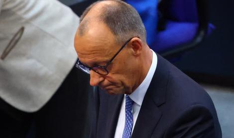 Politični udarec v Nemčiji: Merz padel v prvem krogu za kanclerja
