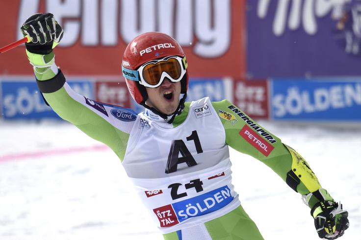 Žan Kranjec je s četrtim mestom v Söldnu napovedal odlično veleslalomsko sezono. | Foto: Guliverimage/Getty Images