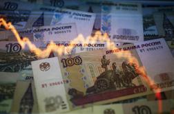 Rusija rešuje rubelj z dviganjem obrestne mere