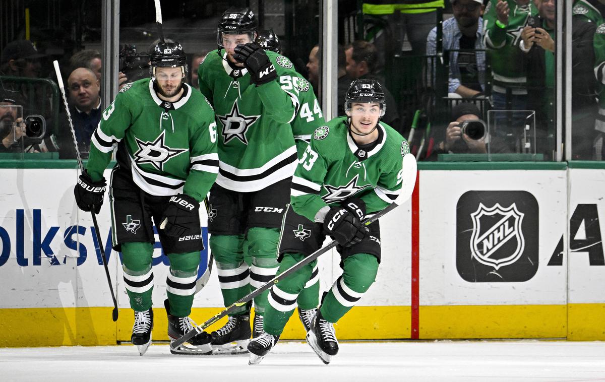 Dallas Stars | Hokejisti Dallas Stars so se po zmagi na odločilni sedmi tekmi proti zasedbi Seattle Kraken prebili v finale zahodnega dela lige NHL.  | Foto Guliverimage