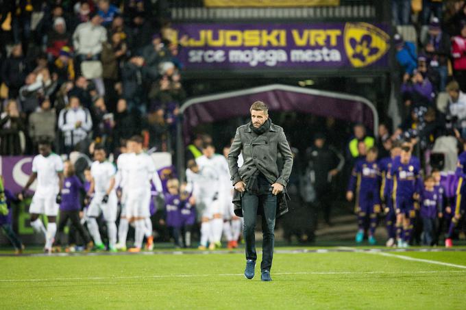 Bišćan je bil zadovoljen, da so njegovi varovanci pokazali bistveno več kot na zadnjem gostovanju v Ljudskem vrtu, ko so v prvenstvu izgubili z 0:1. | Foto: Žiga Zupan/Sportida