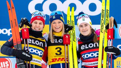 Frida Karlsson in Paal Golberg najhitrejša na 20 km, Eva Urevc 30.