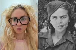 Muskova bivša si je tetovirala obraz, primerja se s slovensko partizanko
