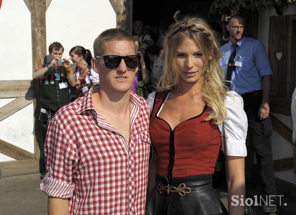 Sarah Brandner in Bastian Schweinsteiger