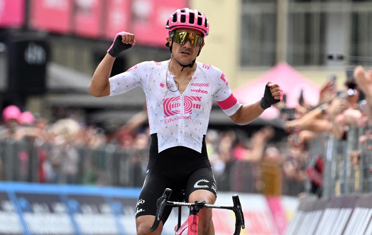 Richard Carapaz, Giro 2025 | Richard Carapaz je junak 11. etape letošnjega Gira. | Foto Reuters