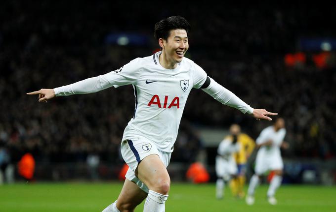Tottenham, ki v angleškem prvenstvu zaseda visoko tretje mesto, od 13. januarja ne bo mogel računati na pomoč Son Heung Mina. | Foto: Reuters