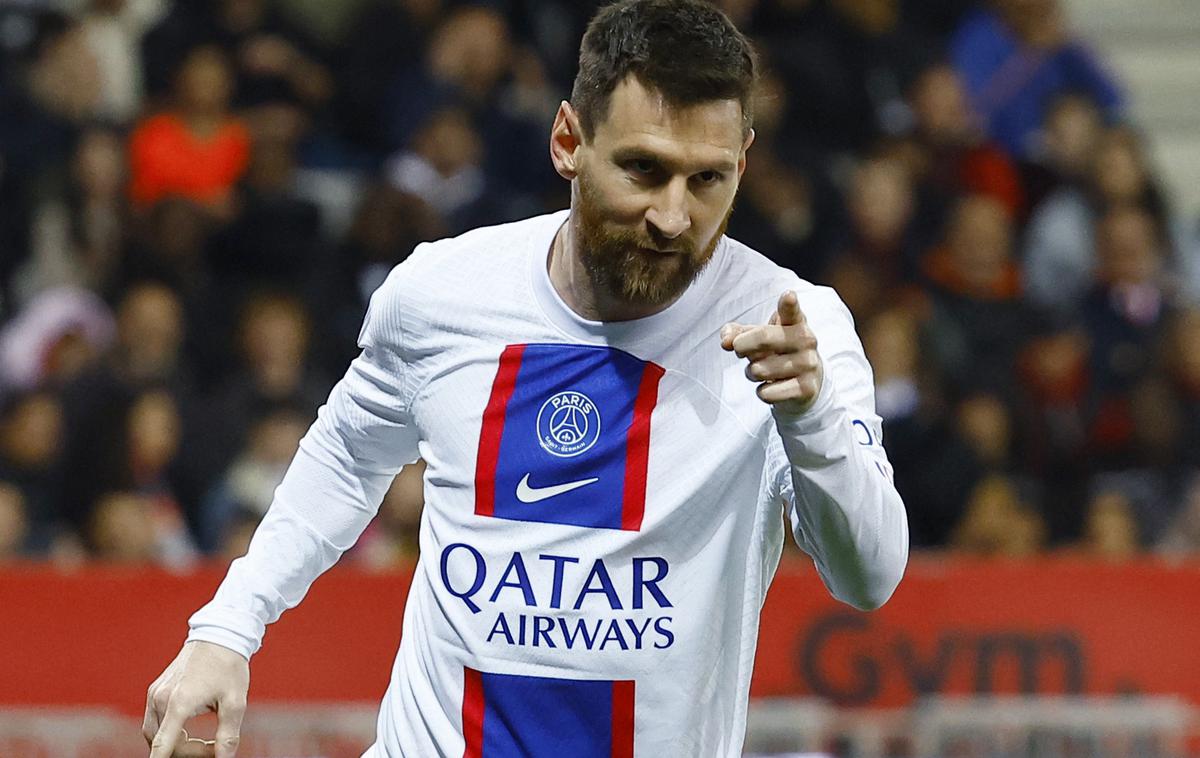Lionel Messi | Lionel Messi je popeljal PSG v vodstvo. V tej sezoni je prispeval 14 zadetkov in 14 asistenc. | Foto Reuters