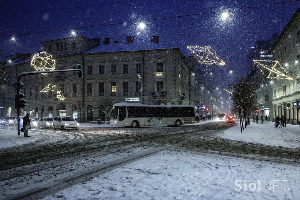 Sneg v Ljubljani