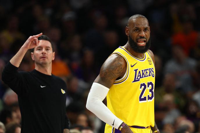 Los Angeles Lakers, LeBron James | LeBron James je bil ob porazu Lakersov s 23 točkami prvi strelec svoje ekipe. | Foto Reuters