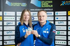 sprejem atletika Tina Šutej Anita Horvat