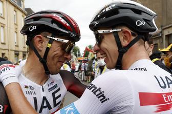 Pogačarjeva ganljiva gesta: velika zahvala prijatelju Rafalu Majki ob koncu kariere