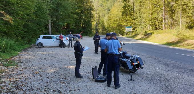 Policijska kontrola na Gorenjskem.   | Foto: Policijska uprava Kranj