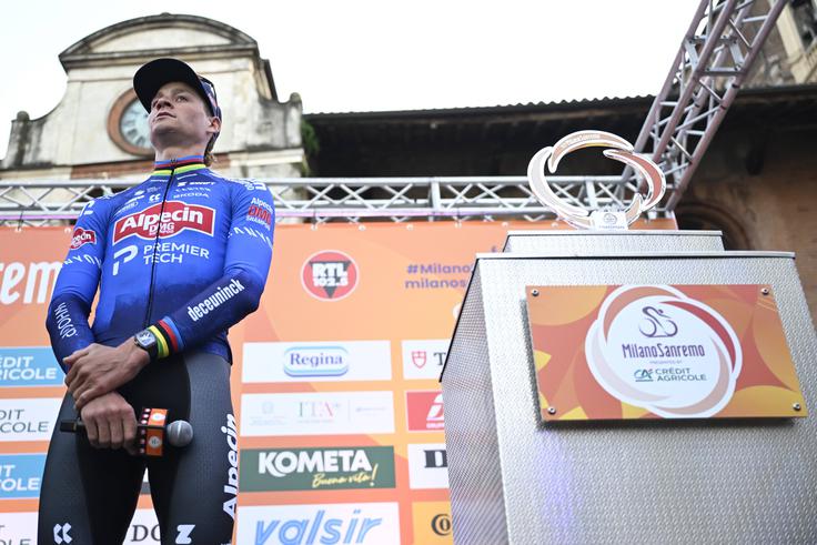 Van der Poel na v Sanremu slavil že dvakrat. | Foto: Guliverimage