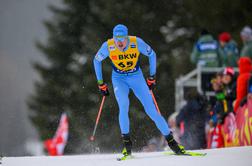 Nejc Štern in Vili Črv 12. v Davosu