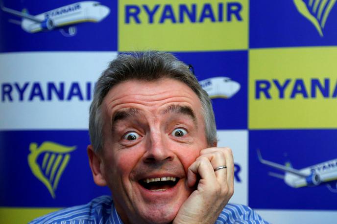 Michael O'Leary | Michael O'Leary, prvi mož irskega letalskega prevoznika Ryanair. | Foto Reuters