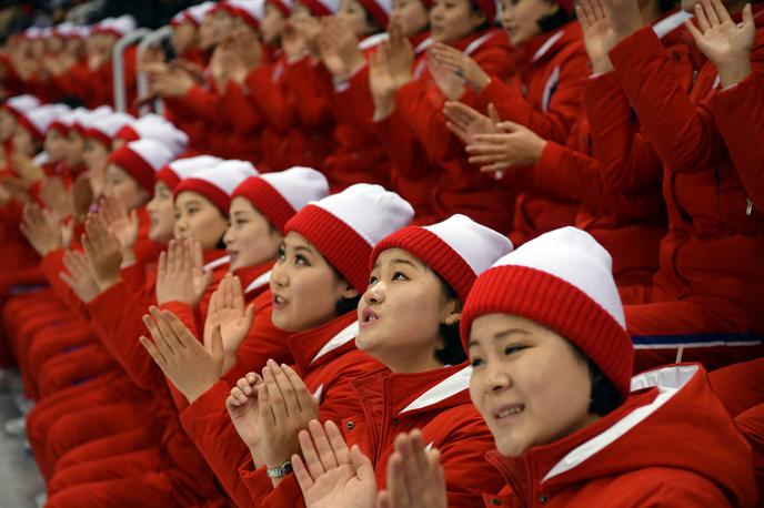 Severnokorejske navijačice Pjongčang 2018 ZOI | Foto Guliver/Getty Images
