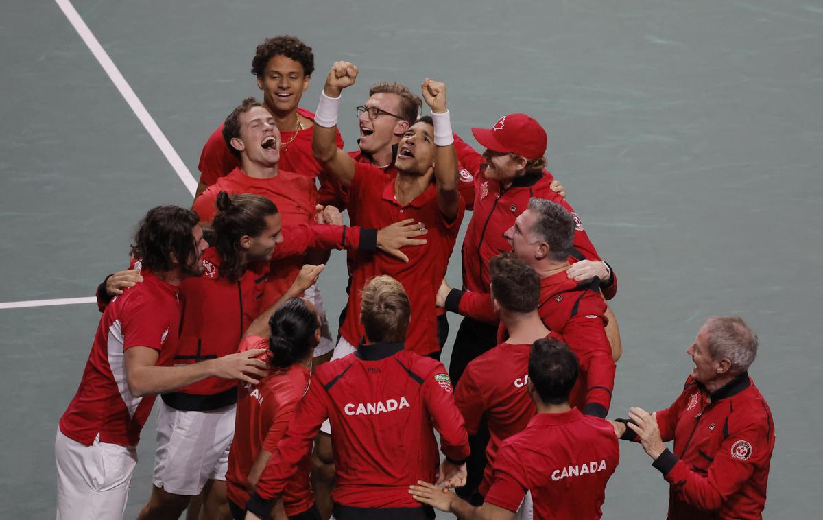 Kanada Davisov pokal | Kanada je šele tretja reprezentanca, ki je do naslova prišla že v drugem poskusu v finalu. | Foto Reuters