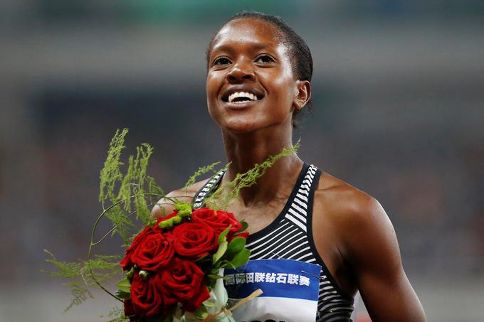 Faith Kipyegon je nova kenijska rekorderka v teku na 1500 metrov.  | Foto: Reuters