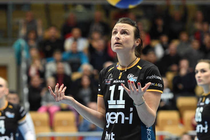 Tina Lipicer Samec je bila že na igrišču perfekcionistka. | Foto: CEV