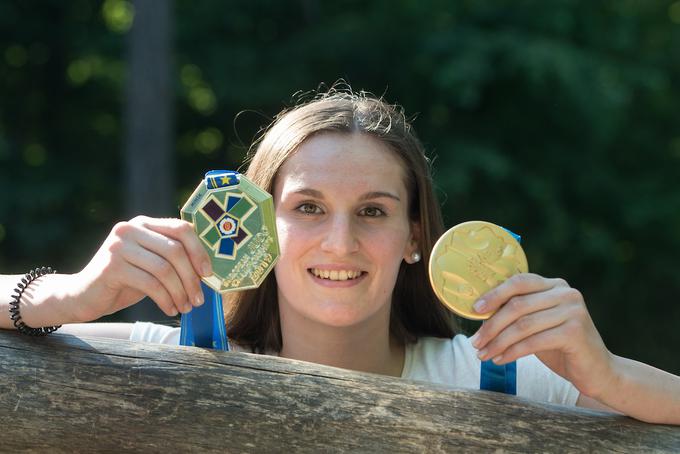 Na evropskih igrah v Minsku je zmagala v kategoriji do 78 kilogramov in hkrati postala tudi evropska prvakinja v tej disciplini. | Foto: Miloš Vujinović/Sportida
