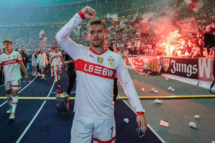 Maximilian Mittelstädt | Maximilian Mittelstädt se je pred tremi tedni veselil pokalne lovorike, zdaj pa ga je na Majorki čakalo še poročno slavje. | Foto Guliverimage