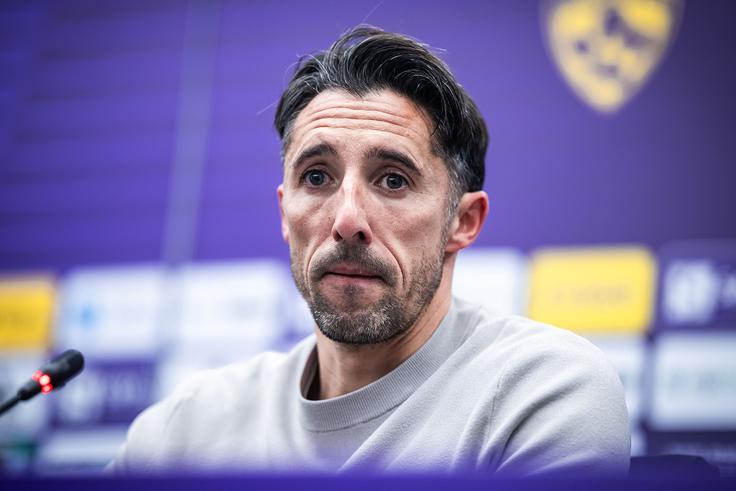 Federico Bessone je vodil Olimpijo na svojem prvem večnem derbiju v Sloveniji. | Foto: Jure Banfi