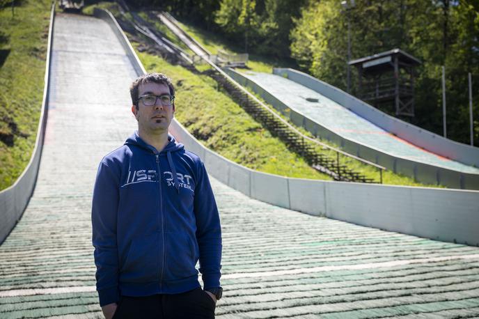 Matjaž Koželj | Po nesreči je Koželj še dvakrat skočil na srednji skakalnici in obakrat padel. | Foto Bojan Puhek