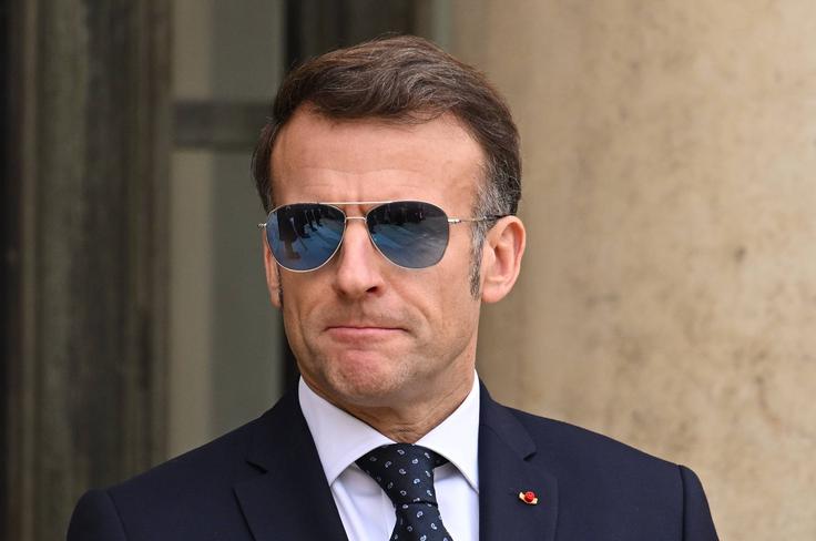 Emmanuel Macron je bil eden od zadnjih evropskih voditeljev, ki so Vladimirja Putina v začetku leta 2022 v Moskvi prepričevali, naj ne napade Ukrajine.  | Foto: Guliverimage