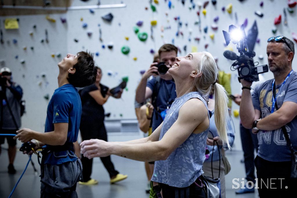 Janja Garnbret Plezalni center Slovenska Bistrica