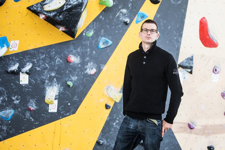 "Iz sporočil, ki jih dobivamo je jasno, da si plezalci želijo, da bi center čim prej spet zaživel," pravi Štefan Wraber, vodja ljubljanske Bolder scene. | Foto: Peter Podobnik/Sportida