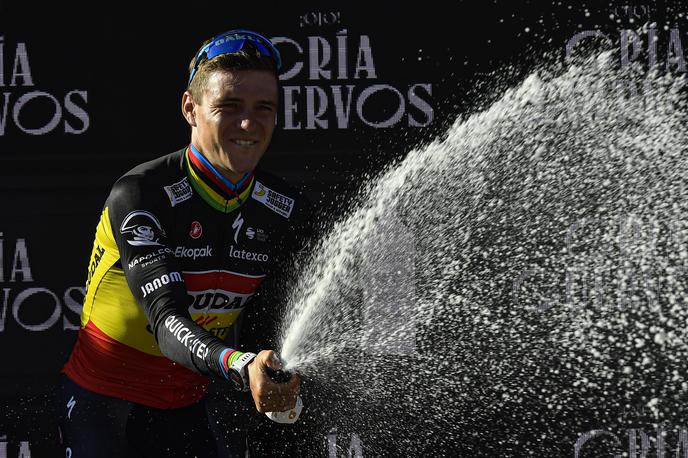 Remco Evenepoel, Vuelta 2023 | Remco Evenepoel se je po petkovem kolapsu vrnil z imenitno zmago.  | Foto Guliverimage