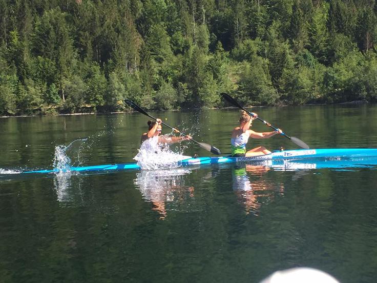 Špela Ponomarenko Janić in Anja Osterman se bosta na svetovno prvenstvo, ki bo konec avgusta na Češkem, pripravljali v Bohinju. | Foto: osebni arhiv/Lana Kokl
