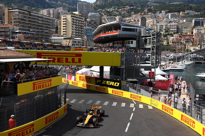 Lando Norris, Monako | Lando Norris si je priboril najboljši štartni položaj v Monaku.  | Foto Reuters