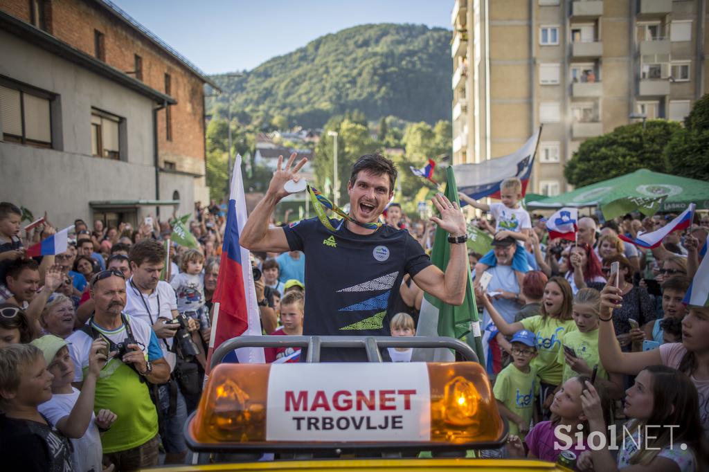 Peter Kauzer sprejem Hrastnik Rio 2016
