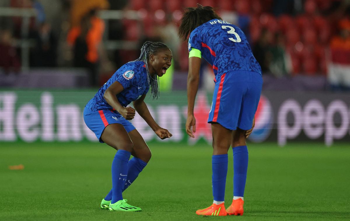Francija nogomet ženske | Francozinje so se prvič v zgodovini uvrstile v polfinale. Izločile so branilke naslova Nizozemke. | Foto Guliverimage
