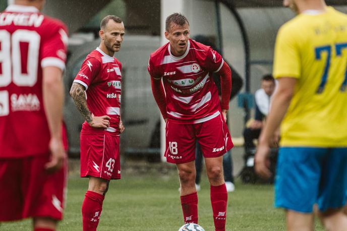 Aljaž Krefl Aluminij | Aljaž Krefl je kot posojeni nogometaš Celja pomagal Aluminiju do drugoligaškega naslova. | Foto Agencija DAMN