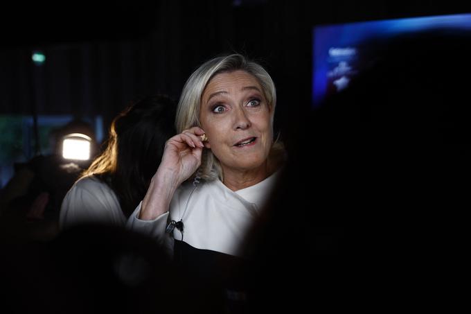 Skrajna desnica Marine Le Pen v večini Francije še vedno ne presega 50-odstotne podpore. | Foto: Guliverimage