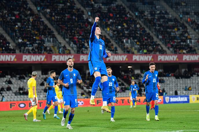 Slovenija : Romunija slovenska nogometna reprezentanca Benjamin Šeško | Slovenci so z 2:1 ugnali Romunijo. | Foto Guliverimage