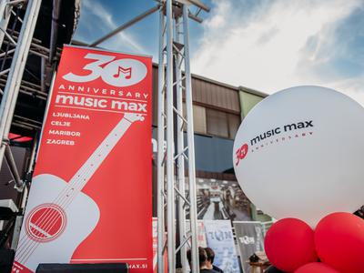 30. obletnica Music Max: praznovanje treh desetletij glasbene odličnosti