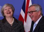 Theresa May in Jean Claude Juncker