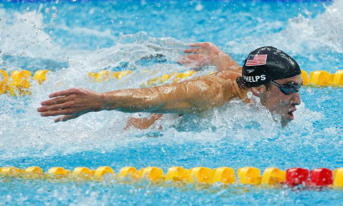 Ameriški plavalec Michael Phelps je lastnik številnih rekordov. | Foto: 
