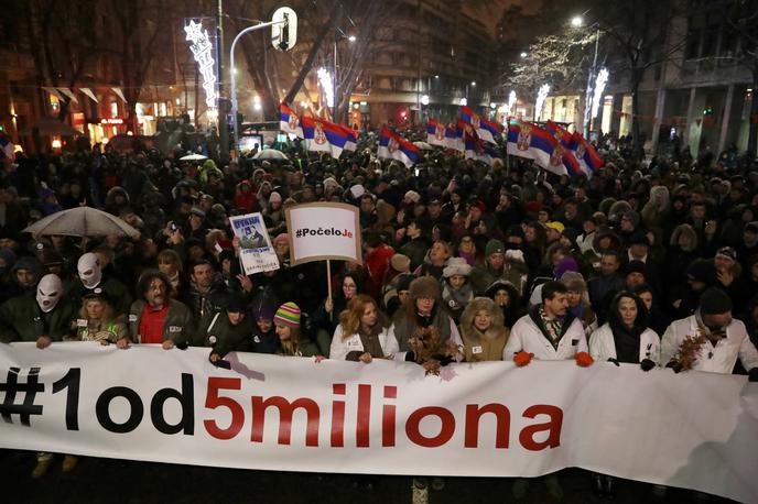 protesti Beograd Srbija | Foto Reuters