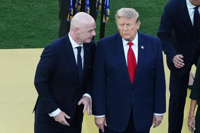 Gianni Infantino, Donald Trump | Gianni Infantino in Donald Trump | Foto Reuters