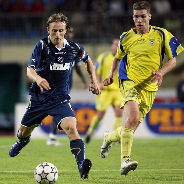 Ko je zagrebški Dinamo pred poldrugim desetletjem v Evropi izločil Domžale, je njegove barve branil tudi poznejši nogometni zvezdnik svetovnega kova Luka Modrić. | Foto: www.alesfevzer.com