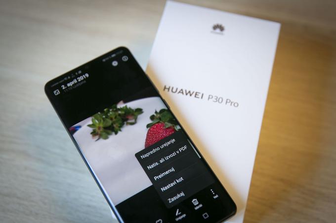 Detajl iz galerije z ustvarjenimi posnetki na pametnem telefonu Huawei P30 Pro. | Foto: Bojan Puhek