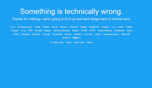 Twitter zaradi tehničnih težav nedostopen