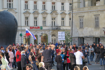 protest Maribor, 10. 4. 2021