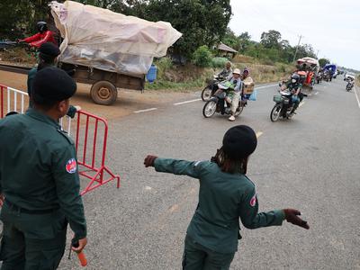 Kambodža sredi konflikta s sosednjo Tajsko zaprla mejne prehode