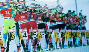 Slovenska biatlonska reprezentanca v Oberhofu, a brez ženske štafete